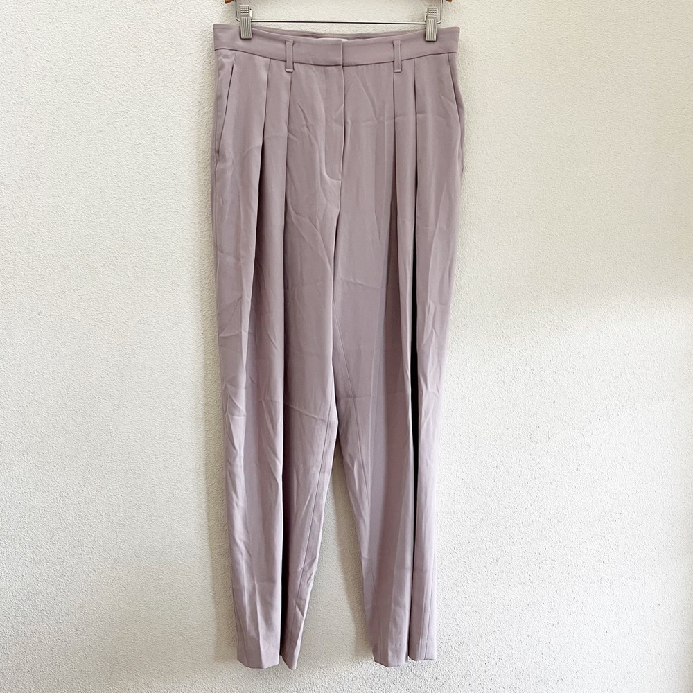 BABATON Aritzia High Rise Pleated Trouser Pant Size 8